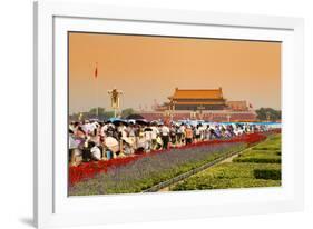 China 10MKm2 Collection - Tiananmen Square-Philippe Hugonnard-Framed Photographic Print