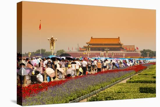 China 10MKm2 Collection - Tiananmen Square-Philippe Hugonnard-Stretched Canvas