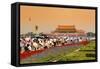 China 10MKm2 Collection - Tiananmen Square-Philippe Hugonnard-Framed Stretched Canvas