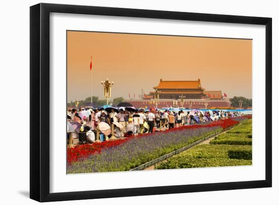 China 10MKm2 Collection - Tiananmen Square-Philippe Hugonnard-Framed Photographic Print