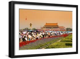 China 10MKm2 Collection - Tiananmen Square-Philippe Hugonnard-Framed Photographic Print