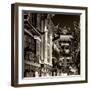 China 10MKm2 Collection - Traditional Architecture in Yuyuan Garden at night - Shanghai-Philippe Hugonnard-Framed Photographic Print