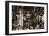 China 10MKm2 Collection - Traditional Architecture in Yuyuan Garden at night - Shanghai-Philippe Hugonnard-Framed Photographic Print