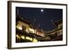 China 10MKm2 Collection - Traditional Architecture in Yuyuan Garden at night - Shanghai-Philippe Hugonnard-Framed Photographic Print