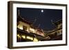 China 10MKm2 Collection - Traditional Architecture in Yuyuan Garden at night - Shanghai-Philippe Hugonnard-Framed Photographic Print