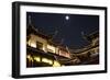 China 10MKm2 Collection - Traditional Architecture in Yuyuan Garden at night - Shanghai-Philippe Hugonnard-Framed Photographic Print