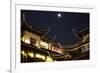 China 10MKm2 Collection - Traditional Architecture in Yuyuan Garden at night - Shanghai-Philippe Hugonnard-Framed Photographic Print