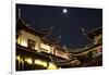 China 10MKm2 Collection - Traditional Architecture in Yuyuan Garden at night - Shanghai-Philippe Hugonnard-Framed Photographic Print