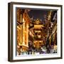 China 10MKm2 Collection - Traditional Architecture in Yuyuan Garden at night - Shanghai-Philippe Hugonnard-Framed Photographic Print