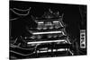 China 10MKm2 Collection - Traditional Architecture in Yuyuan Garden at night - Shanghai-Philippe Hugonnard-Stretched Canvas