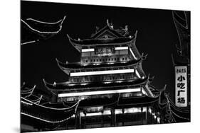 China 10MKm2 Collection - Traditional Architecture in Yuyuan Garden at night - Shanghai-Philippe Hugonnard-Mounted Photographic Print