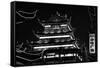 China 10MKm2 Collection - Traditional Architecture in Yuyuan Garden at night - Shanghai-Philippe Hugonnard-Framed Stretched Canvas