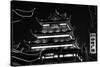 China 10MKm2 Collection - Traditional Architecture in Yuyuan Garden at night - Shanghai-Philippe Hugonnard-Stretched Canvas