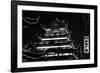 China 10MKm2 Collection - Traditional Architecture in Yuyuan Garden at night - Shanghai-Philippe Hugonnard-Framed Photographic Print