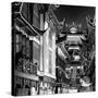 China 10MKm2 Collection - Traditional Architecture in Yuyuan Garden at night - Shanghai-Philippe Hugonnard-Stretched Canvas