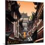 China 10MKm2 Collection - Traditional Architecture in Yuyuan Garden - Shanghai-Philippe Hugonnard-Mounted Photographic Print