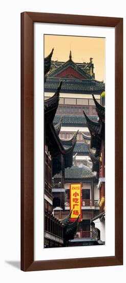 China 10MKm2 Collection - Traditional Architecture in Yuyuan Garden - Shanghai-Philippe Hugonnard-Framed Photographic Print