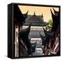 China 10MKm2 Collection - Traditional Architecture in Yuyuan Garden - Shanghai-Philippe Hugonnard-Framed Stretched Canvas