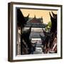 China 10MKm2 Collection - Traditional Architecture in Yuyuan Garden - Shanghai-Philippe Hugonnard-Framed Photographic Print