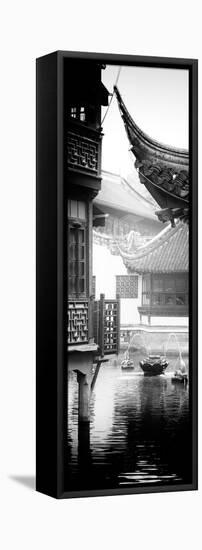 China 10MKm2 Collection - Traditional Architecture in Yuyuan Garden - Shanghai-Philippe Hugonnard-Framed Stretched Canvas