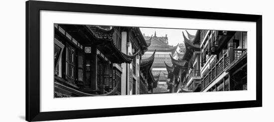 China 10MKm2 Collection - Traditional Architecture in Yuyuan Garden - Shanghai-Philippe Hugonnard-Framed Photographic Print