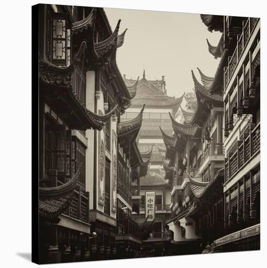 China 10MKm2 Collection - Traditional Architecture in Yuyuan Garden - Shanghai-Philippe Hugonnard-Stretched Canvas