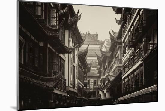 China 10MKm2 Collection - Traditional Architecture in Yuyuan Garden - Shanghai-Philippe Hugonnard-Mounted Photographic Print