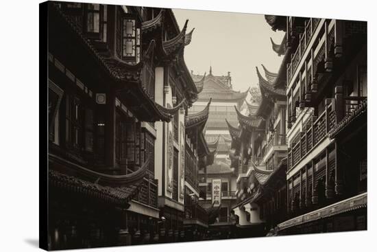 China 10MKm2 Collection - Traditional Architecture in Yuyuan Garden - Shanghai-Philippe Hugonnard-Stretched Canvas