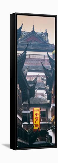 China 10MKm2 Collection - Traditional Architecture in Yuyuan Garden - Shanghai-Philippe Hugonnard-Framed Stretched Canvas