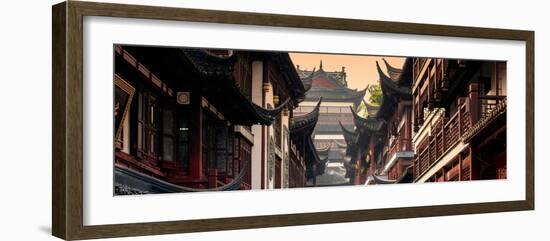 China 10MKm2 Collection - Traditional Architecture in Yuyuan Garden - Shanghai-Philippe Hugonnard-Framed Photographic Print