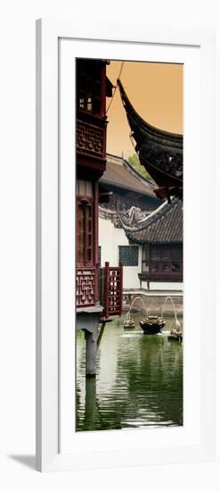 China 10MKm2 Collection - Traditional Architecture in Yuyuan Garden - Shanghai-Philippe Hugonnard-Framed Photographic Print