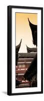 China 10MKm2 Collection - Traditional Architecture in Yuyuan Garden - Shanghai-Philippe Hugonnard-Framed Photographic Print