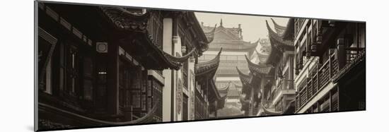 China 10MKm2 Collection - Traditional Architecture in Yuyuan Garden - Shanghai-Philippe Hugonnard-Mounted Photographic Print