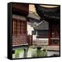 China 10MKm2 Collection - Traditional Architecture in Yuyuan Garden - Shanghai-Philippe Hugonnard-Framed Stretched Canvas