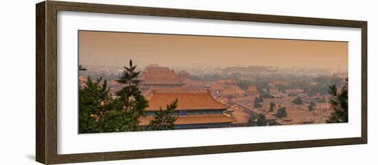 China 10MKm2 Collection - View of the roofs of Forbidden City-Philippe Hugonnard-Framed Photographic Print