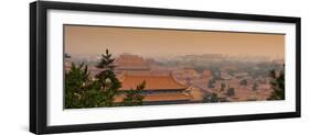 China 10MKm2 Collection - View of the roofs of Forbidden City-Philippe Hugonnard-Framed Photographic Print