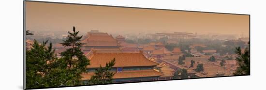 China 10MKm2 Collection - View of the roofs of Forbidden City-Philippe Hugonnard-Mounted Photographic Print