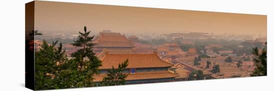 China 10MKm2 Collection - View of the roofs of Forbidden City-Philippe Hugonnard-Stretched Canvas