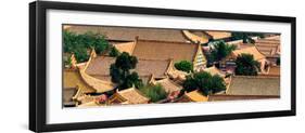 China 10MKm2 Collection - View of the roofs of Forbidden City-Philippe Hugonnard-Framed Photographic Print