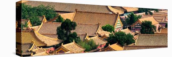 China 10MKm2 Collection - View of the roofs of Forbidden City-Philippe Hugonnard-Stretched Canvas