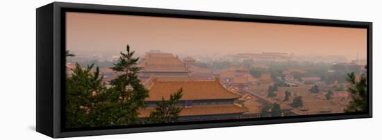 China 10MKm2 Collection - View of the roofs of Forbidden City-Philippe Hugonnard-Framed Stretched Canvas