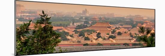 China 10MKm2 Collection - View of the roofs of Forbidden City-Philippe Hugonnard-Mounted Photographic Print