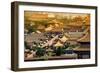 China 10MKm2 Collection - View of the roofs of Forbidden City-Philippe Hugonnard-Framed Photographic Print