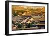 China 10MKm2 Collection - View of the roofs of Forbidden City-Philippe Hugonnard-Framed Photographic Print