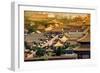 China 10MKm2 Collection - View of the roofs of Forbidden City-Philippe Hugonnard-Framed Photographic Print