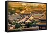 China 10MKm2 Collection - View of the roofs of Forbidden City-Philippe Hugonnard-Framed Stretched Canvas