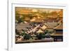 China 10MKm2 Collection - View of the roofs of Forbidden City-Philippe Hugonnard-Framed Photographic Print