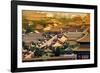 China 10MKm2 Collection - View of the roofs of Forbidden City-Philippe Hugonnard-Framed Photographic Print