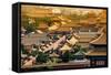 China 10MKm2 Collection - View of the roofs of Forbidden City-Philippe Hugonnard-Framed Stretched Canvas