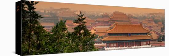 China 10MKm2 Collection - View of the roofs of Forbidden City-Philippe Hugonnard-Stretched Canvas